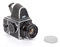 Hasselblad 500C/M camera w/ T* Planar 80mm F2.8 C lens + A12